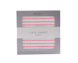 Candy Stripe Bamboo Muslin Crib Sheet