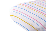 Watercolor Stripe Cotton Crib Sheet