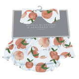 Carnelian Peaches Ruffle Bloomers and Headband Set