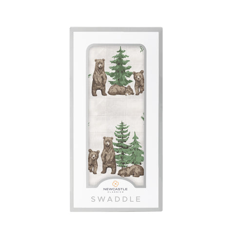 Wilderness Bear Bamboo Swaddle