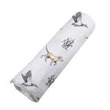 Lab and Ducks Bamboo Swaddle