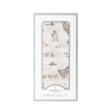 Farm Chickens Bamboo Swaddle