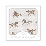 Galloping Horses Newcastle Blanket