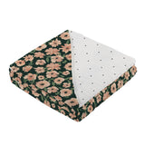 Canyon Sunset Flowers and White Polka Dot Newcastle Blanket