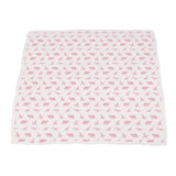 Pink Dinosaurs & Pink Polka Dot Bamboo Newcastle Blanket