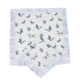 Lab and Ducks Bamboo Newcastle Blankie