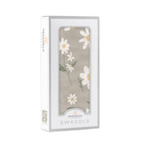 White Daisy Bamboo Swaddle