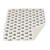 Wilderness Bear & Pencil Stripe Bamboo Newcastle Blanket