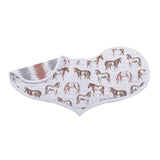 Desert Rose & Wild Horse Cotton Heart Bibs 2Pk