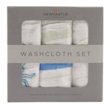 Ocean Cotton Muslin Washcloth Set 3PK