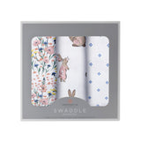 Wildflowers Bamboo Swaddles 3 Pack