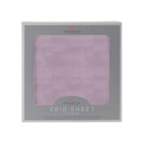 Orchid Lavender Cotton Crib Sheet