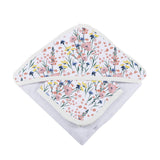 Wildflowers Bamboo Hooded Towel and Washcloth Set