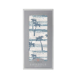 Ocean Palm Trees Bamboo Swaddle